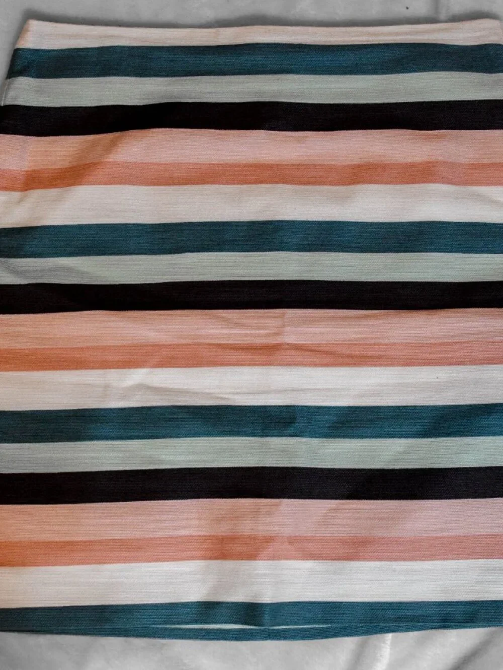 Loft Outlet Mini Skirt Woman 4 Petite Striped Cotton Blend A-Line 499539